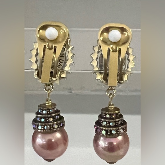 Heidi Daus 🆕 “Floral Intrigue” clip on earrings - Picture 4 of 6